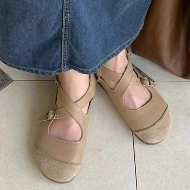 Suede Flats Ballet Dance Sandals Women Shoes Loafers Autumn 2023 New Casual Ladies Shallow Brand Mary Jane Shoes Round Toe Shoes
Suede Flats Ballet Dance Sandals Women Shoes Loafers Autumn 2023 New Casual Ladies Shallow Brand Mary Jane Shoes Round Toe Shoes