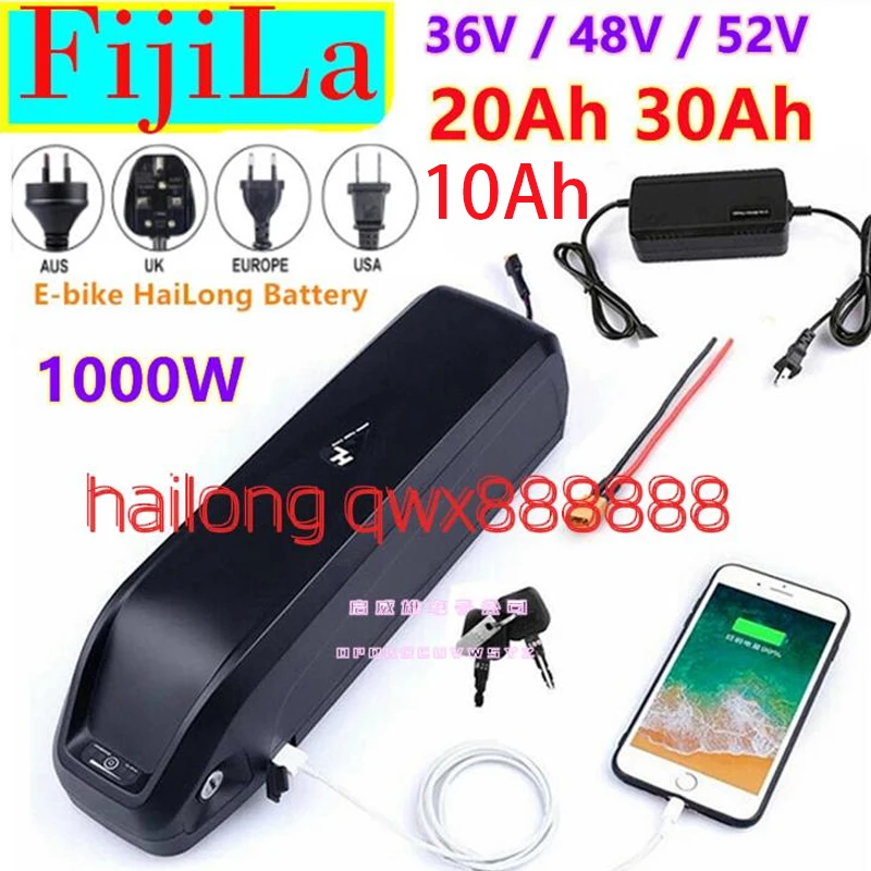 ElektrischeFahrrad Hailong18650 Zellen Pack 8Ah/10Ah/20Ah/30Ah 36v/48v/52V Leistungsstarke Fahrrad lithium-Batterie
ElektrischeFahrrad Hailong18650 Zellen Pack 8Ah/10Ah/20Ah/30Ah 36v/48v/52V Leistungsstarke Fahrrad lithium-Batterie
