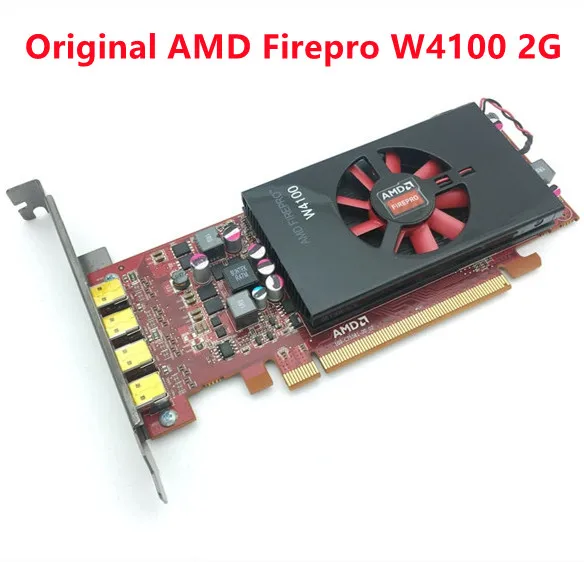 FOR Original AMD Firepro W4100 2G Professional video card Multi screen card 3D design rendering 4 x minidp output
FOR Original AMD Firepro W4100 2G Professional video card Multi screen card 3D design rendering 4 x minidp output