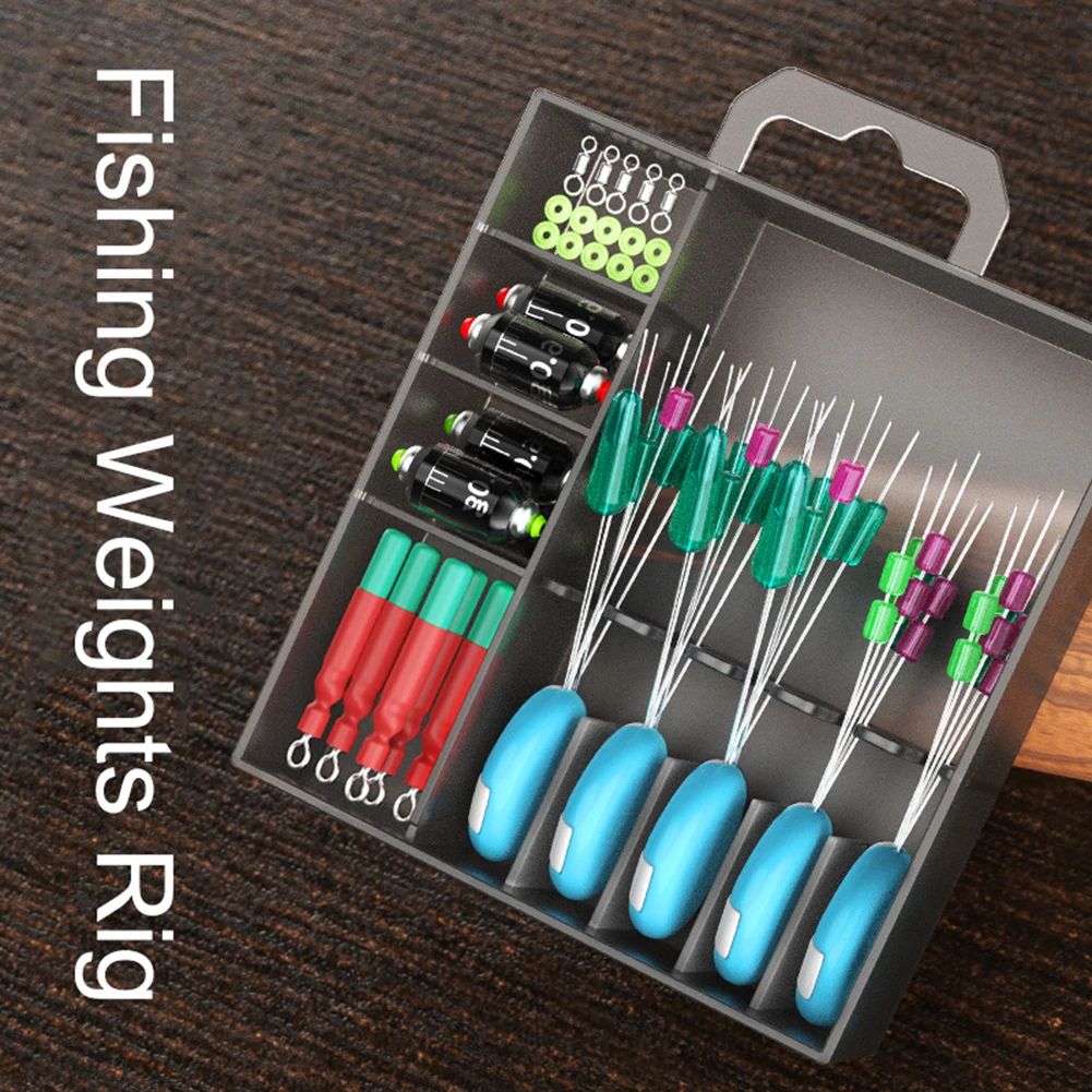 1 Set Fishing Rig Bass Fishing Weights Sinker Swivels Beads Stoppers Float Space Bean Groups Cotton Bean Groups Accessory
1 Set Fishing Rig Bass Fishing Weights Sinker Swivels Beads Stoppers Float Space Bean Groups Cotton Bean Groups Accessory