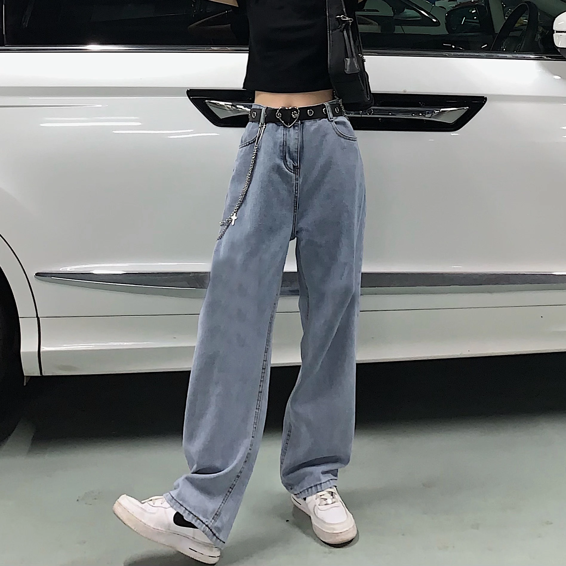 20222 Broken Jeans Women's High Waist 2022 Spring New Daddy Pants Korean Version Denim Straight Pants Straight Wide Leg Jeans 
20222 Broken Jeans Women's High Waist 2022 Spring New Daddy Pants Korean Version Denim Straight Pants Straight Wide Leg Jeans