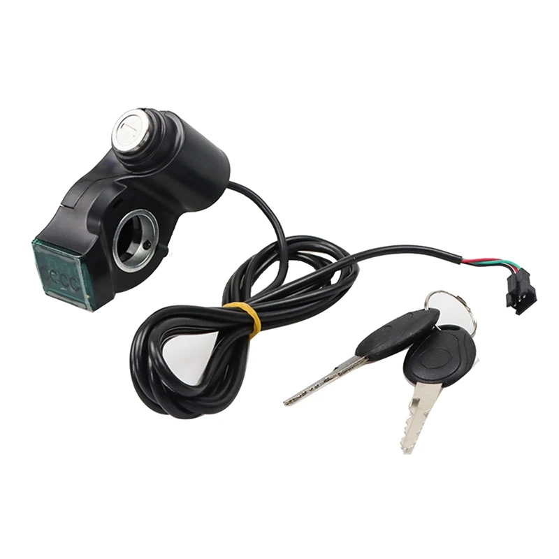 1Set Electric Bicycle Digital Voltage Display Switch Power E-Bike Voltage Display With Key Lock
1Set Electric Bicycle Digital Voltage Display Switch Power E-Bike Voltage Display With Key Lock