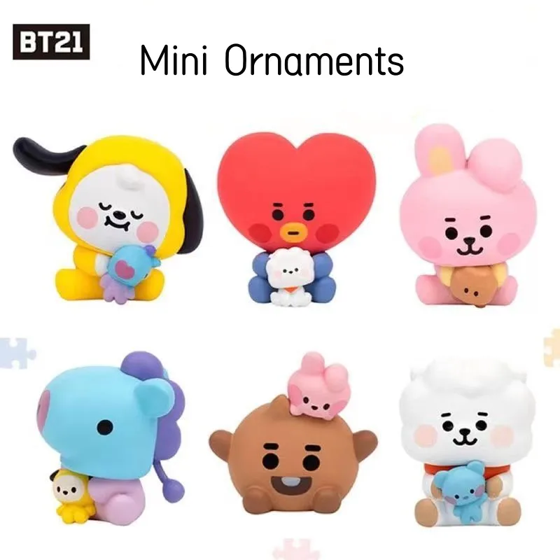 Line Friends Bt21 Baby Series Kawaii Model Mini Ornaments Car Desktop Computer Anime Character Cartoon Decorate Child Toy Gift
Line Friends Bt21 Baby Series Kawaii Model Mini Ornaments Car Desktop Computer Anime Character Cartoon Decorate Child Toy Gift