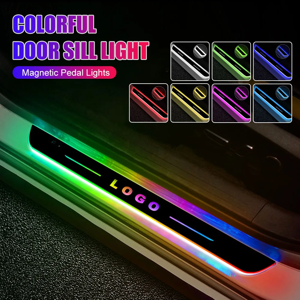 Wireless Car Door Illuminated LED Sill Light For Tesla Car Door Sills Protector Welcome Pedal Atmosphere Light Auto Accessories
Wireless Car Door Illuminated LED Sill Light For Tesla Car Door Sills Protector Welcome Pedal Atmosphere Light Auto Accessories