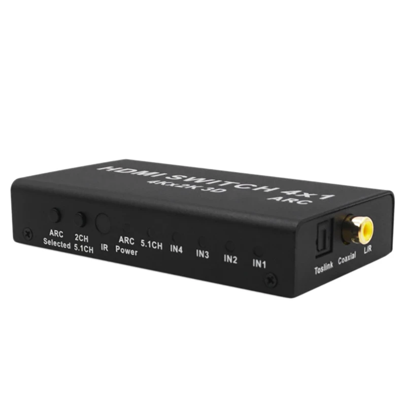 4K HDMI переключатель 4x1 4 порта HDMI переключатель 4 в 1 с ИК-пультом дистанционного управления порты Sup 4K @ 60 Гц 4K2K HDR 3D
4K HDMI переключатель 4x1 4 порта HDMI переключатель 4 в 1 с ИК-пультом дистанционного управления порты Sup 4K @ 60 Гц 4K2K HDR 3D