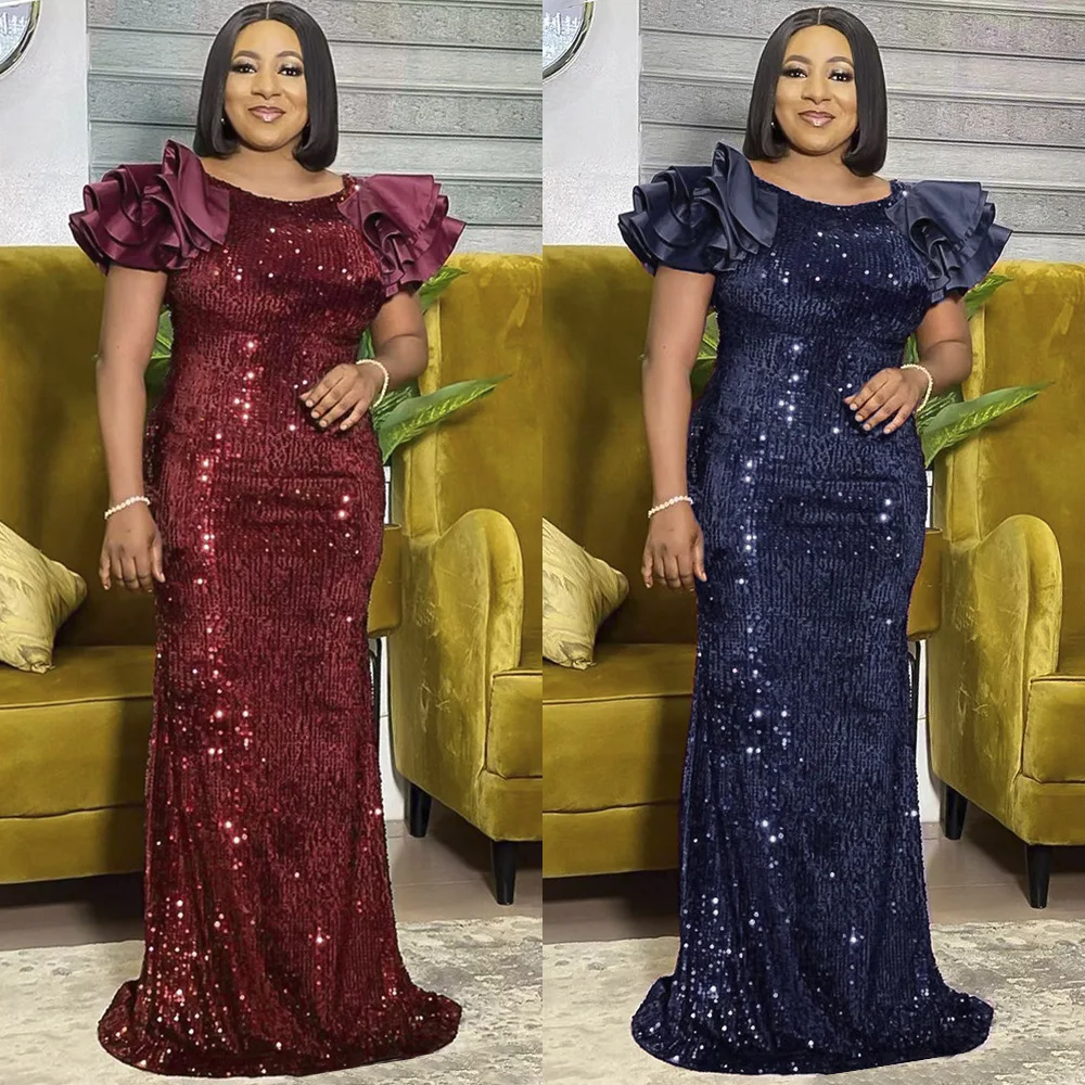 African Dress For Women Elegant Wedding Party Long Maxi Dress Africa Dubai Luxury Sequin Gown Kaftan Abayas Turkey Clothes 2022
African Dress For Women Elegant Wedding Party Long Maxi Dress Africa Dubai Luxury Sequin Gown Kaftan Abayas Turkey Clothes 2022