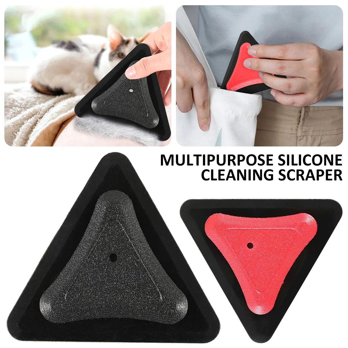 Silicone Squeegee Soft Triangle Scraper Reusable Pet Hair Remover Car Window Glass Tint Scraper Tool Car Interior Clean Tool
Silicone Squeegee Soft Triangle Scraper Reusable Pet Hair Remover Car Window Glass Tint Scraper Tool Car Interior Clean Tool