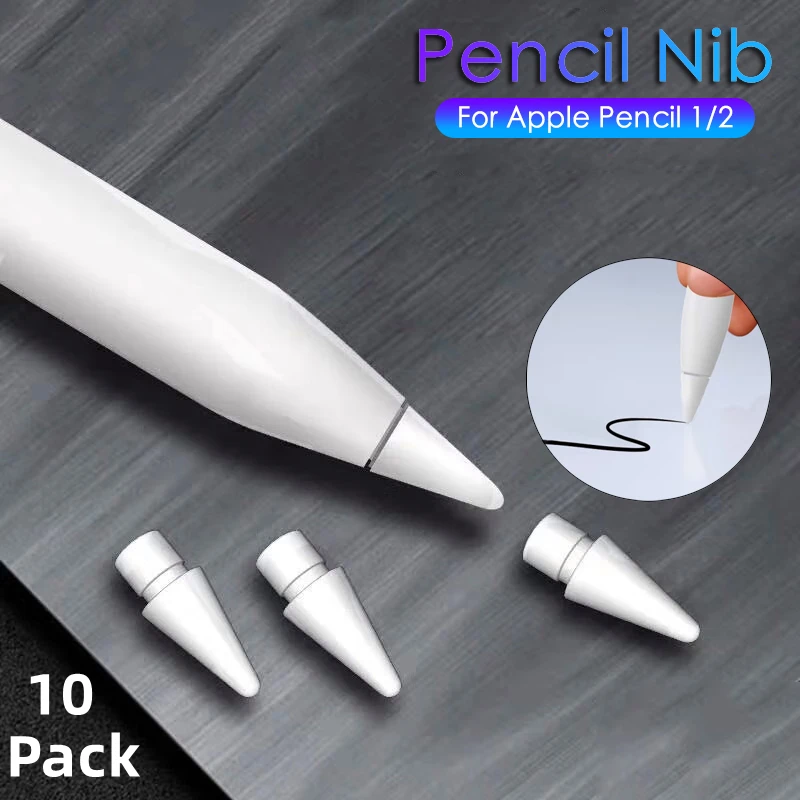 

Pen Tip Compatible For Apple Pencil Tips 1st & 2nd Generation iPad Stylus Replacement Pen Tip iPencil High Sensitivity Spare Nib