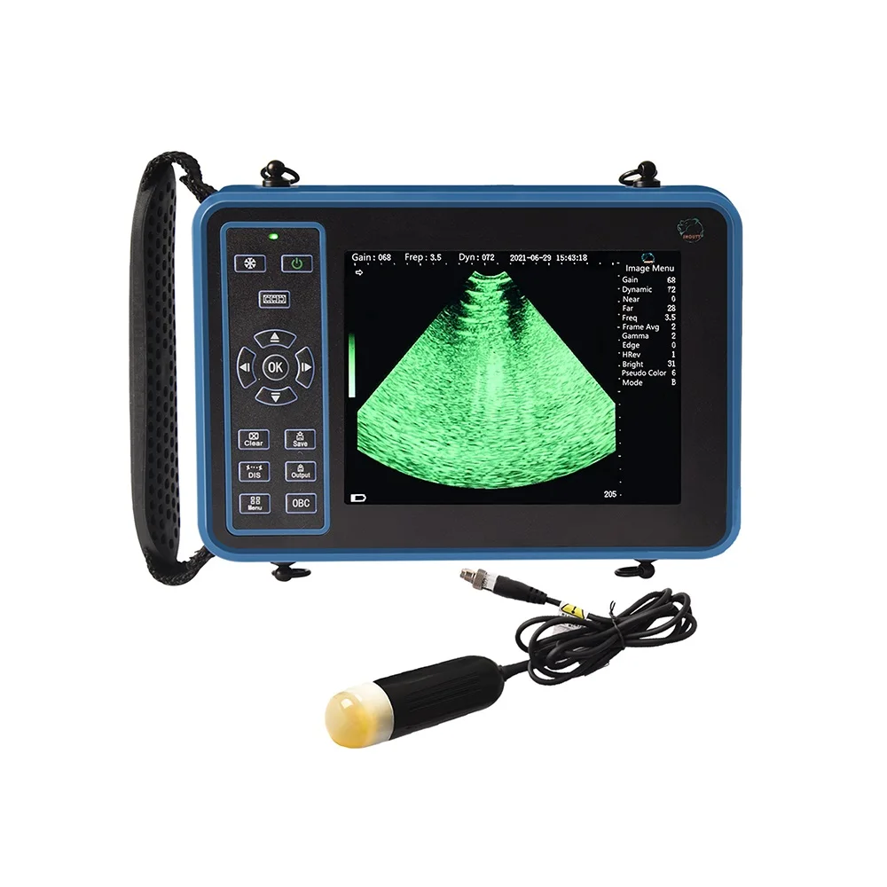 Portable Animals Ultrasound Veterinary Machine Vet Handheld Scanner for Equine Cow Camels Goat Dog Cat
Portable Animals Ultrasound Veterinary Machine Vet Handheld Scanner for Equine Cow Camels Goat Dog Cat