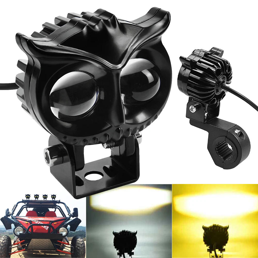 1PC LED Motorcycle Headlight Auxiliary Light 4000LM Amber White Off Road Spotlight High/Low Beam Fog Light for Motorbike ATV
1PC LED Motorcycle Headlight Auxiliary Light 4000LM Amber White Off Road Spotlight High/Low Beam Fog Light for Motorbike ATV