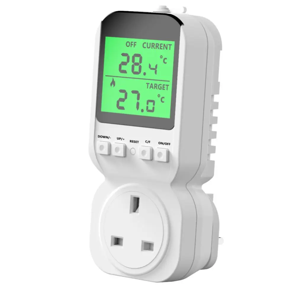 

Терморегулятор ЕС Великобритания нагревательный разъем для обогрева умный термостат переключатель таймер умный дом 220 В разъем датчика температуры