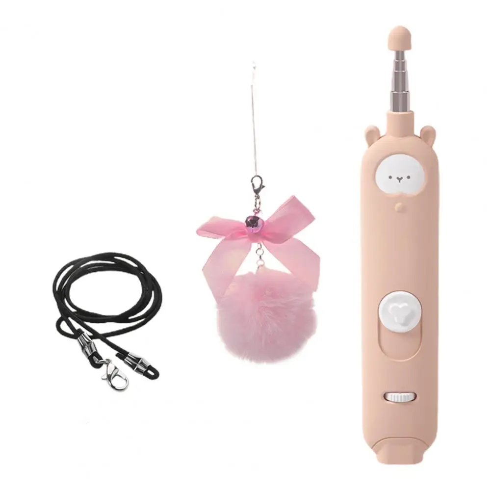 Cat Wand Toy Electric Infrared Relieve Boredom Cartoon Cat Teaser Stick Pet Toy Kitten Teaser Interactive Bell Feather Rod 
Cat Wand Toy Electric Infrared Relieve Boredom Cartoon Cat Teaser Stick Pet Toy Kitten Teaser Interactive Bell Feather Rod