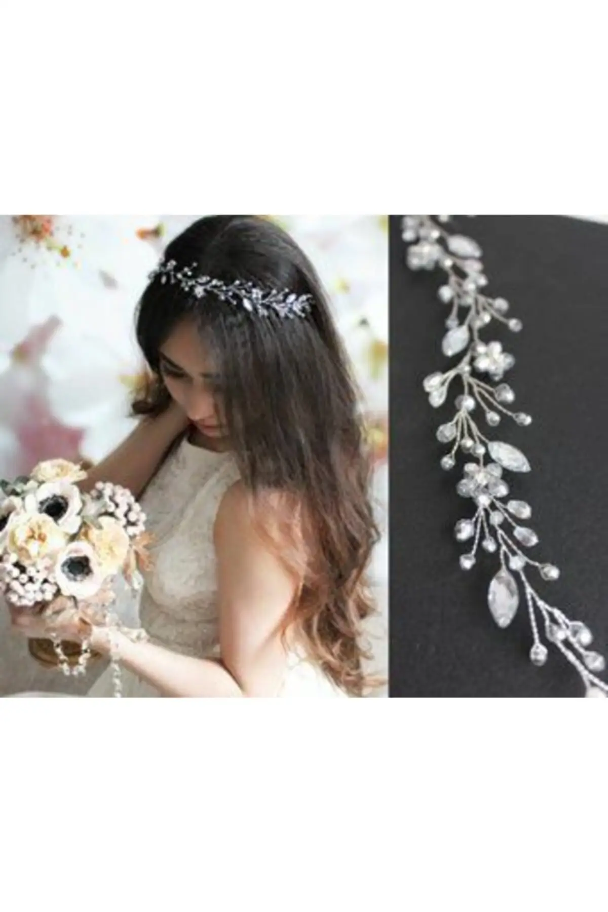 Bridal Accessories Floral Model Bridal Crown Elegant Wedding Crown Hair Accessory For Wedding
Bridal Accessories Floral Model Bridal Crown Elegant Wedding Crown Hair Accessory For Wedding