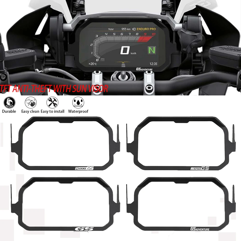 R1200GS LC ADV Meter Frame Cover Screen Protector Dashboard Guard TFT Theft Protection For BMW R1250GS R 1250 1200 GS Adventure
R1200GS LC ADV Meter Frame Cover Screen Protector Dashboard Guard TFT Theft Protection For BMW R1250GS R 1250 1200 GS Adventure