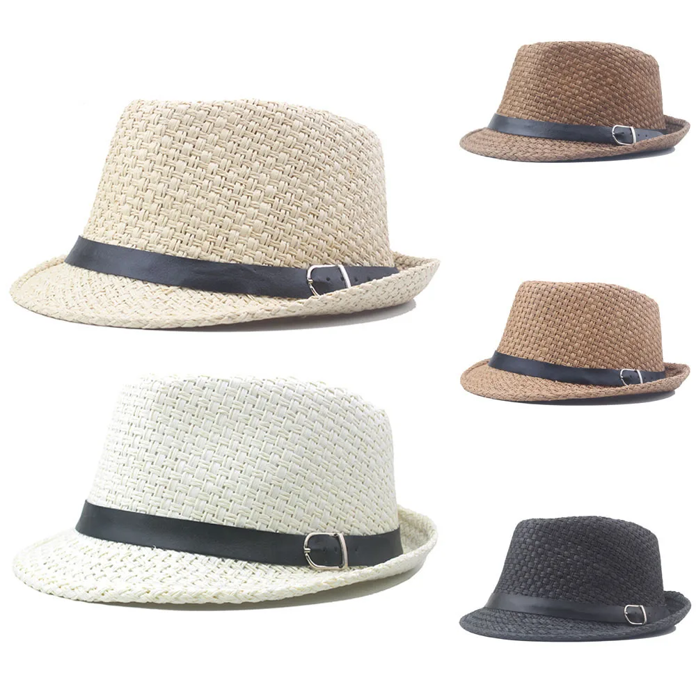 Retro Men's Hats Summer Outdoor Sun Protection Sun Straw Hat Fashion Top Jazz Hat Adult Bowler Hats Breathable Panama Hat
Retro Men's Hats Summer Outdoor Sun Protection Sun Straw Hat Fashion Top Jazz Hat Adult Bowler Hats Breathable Panama Hat