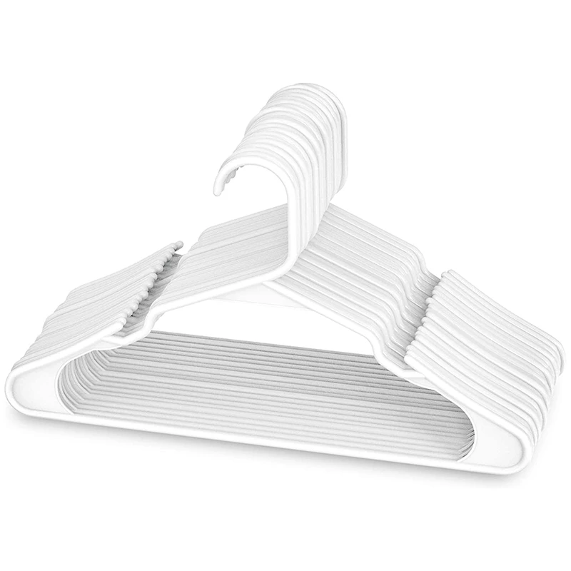 White Plastic Hangers, Plastic Clothes Hangers Perfect for Everyday Standard Use, Clothing Hangers (White, 20 Pack)
White Plastic Hangers, Plastic Clothes Hangers Perfect for Everyday Standard Use, Clothing Hangers (White, 20 Pack)