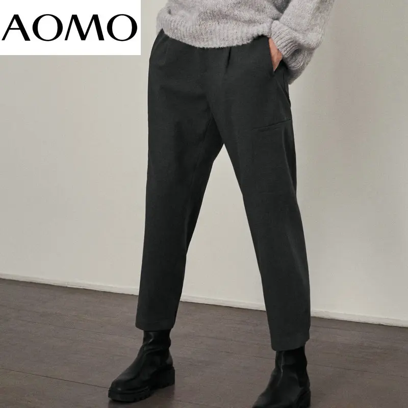 AOMO Fashion Women High Quality Cotton Casual Suit Pants Trousers Side Pockets Buttons Office Lady Pants Pantalon 6D13A
AOMO Fashion Women High Quality Cotton Casual Suit Pants Trousers Side Pockets Buttons Office Lady Pants Pantalon 6D13A