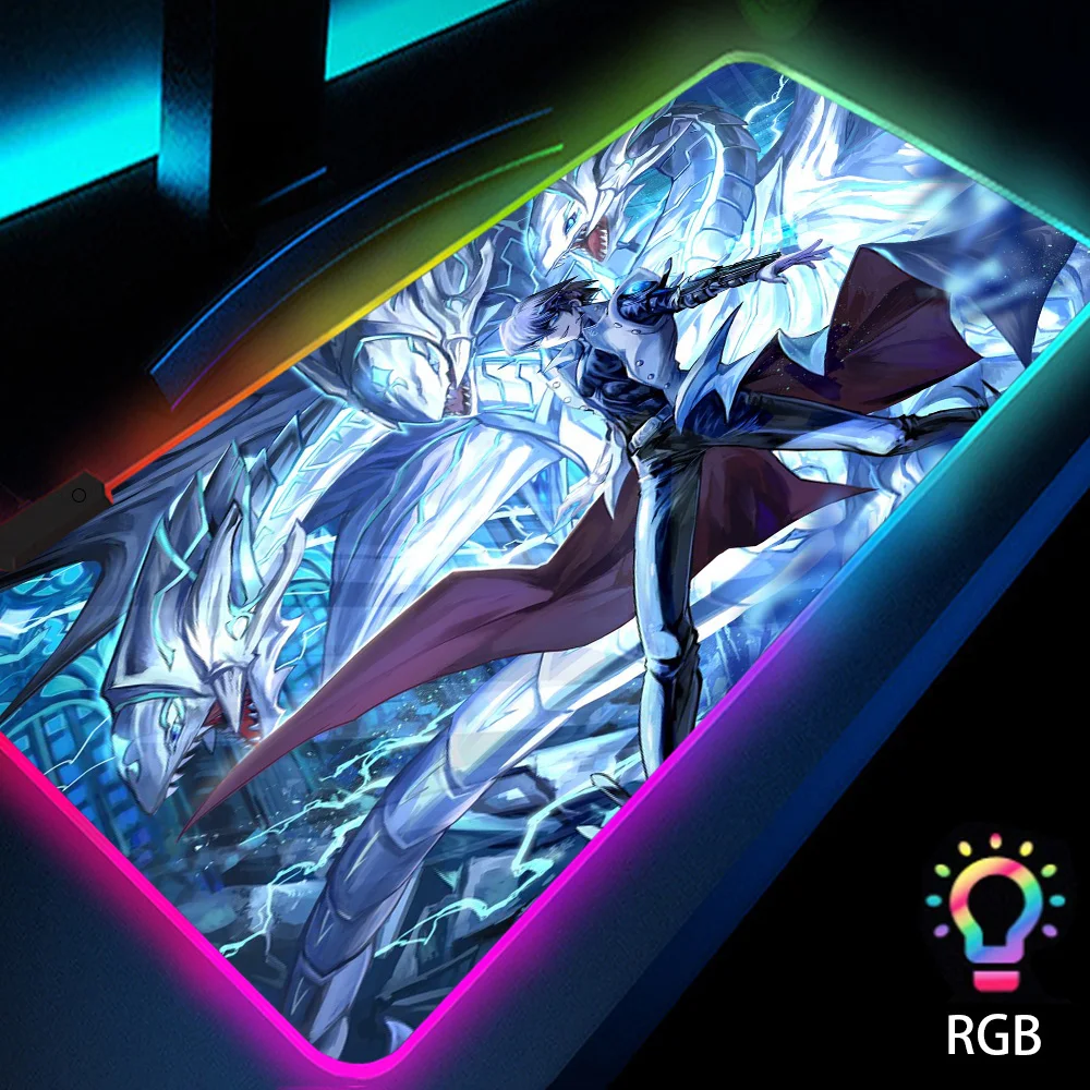 Kaiba Anime Backlit Mouse Pads Gaming Desk with Led Rgb Luminous Rubberized Carpet Cool Stuff for Table Extra Large Keyboard Mat
Kaiba Anime Backlit Mouse Pads Gaming Desk with Led Rgb Luminous Rubberized Carpet Cool Stuff for Table Extra Large Keyboard Mat