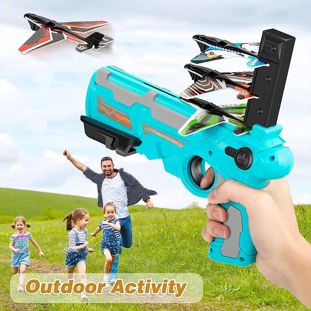 Game Play Children Kids Gift Outdoor Airplane Model Foam Plane Flying Glider Airplane Launcher Aircraft Toy
Game Play Children Kids Gift Outdoor Airplane Model Foam Plane Flying Glider Airplane Launcher Aircraft Toy