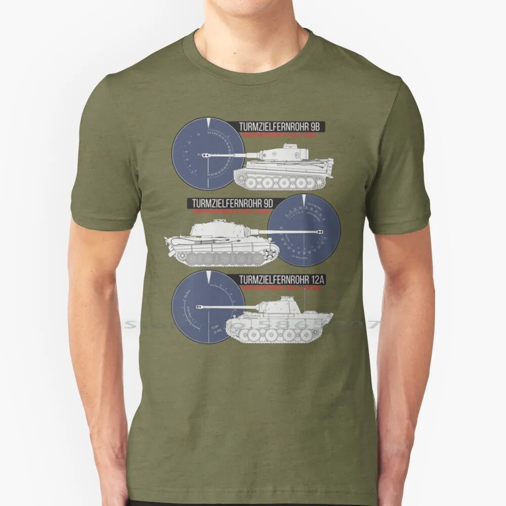 German Tanks And Their Sights T Shirt 100% Cotton German Sight Turmzielfernrohr Tzf Tiger Tank Konigstiger Kingtiger King Tiger 
German Tanks And Their Sights T Shirt 100% Cotton German Sight Turmzielfernrohr Tzf Tiger Tank Konigstiger Kingtiger King Tiger