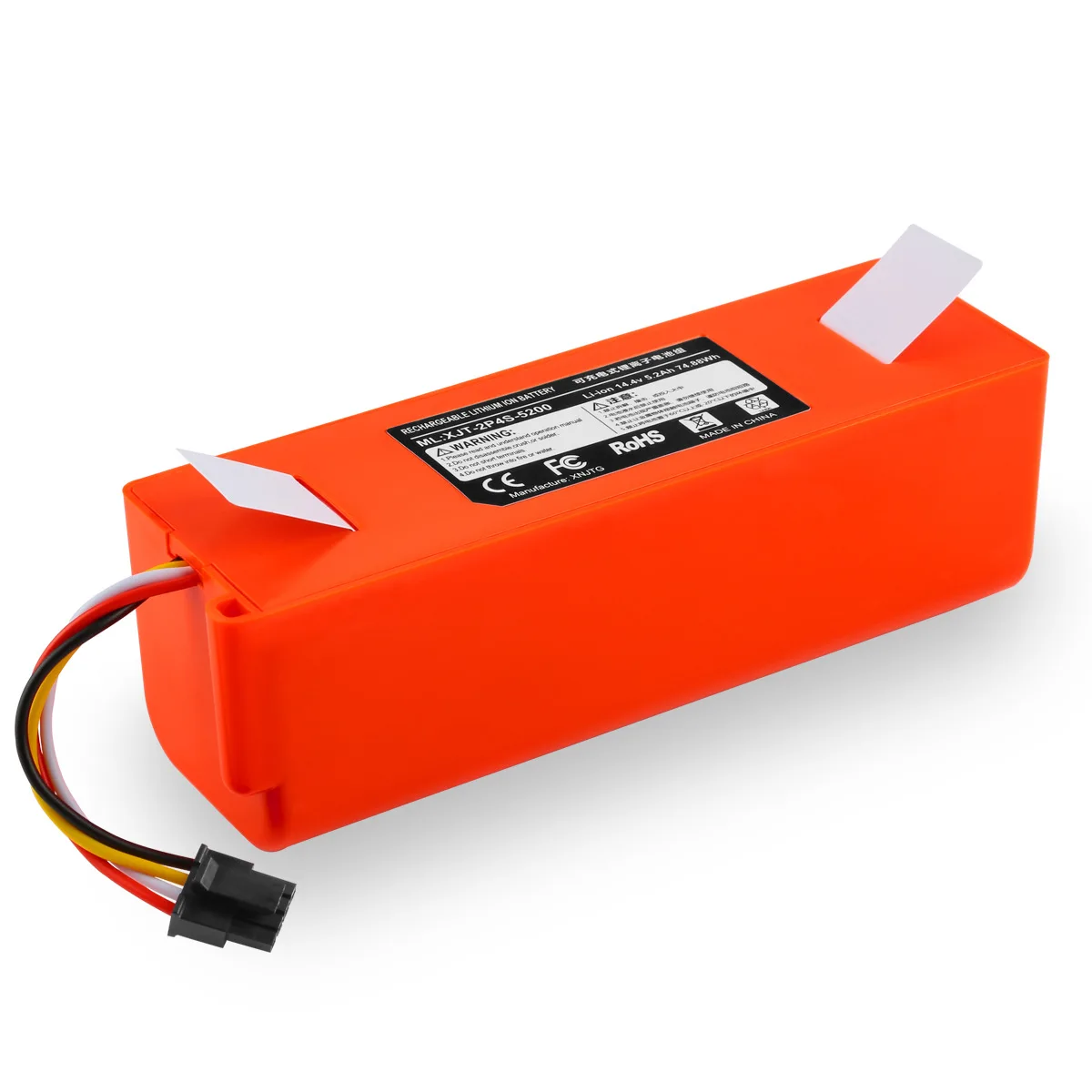 New 9800mAh 14.4V 9.8Ah Li-ion Battery Vacuum Cleaner Accessories for Xiaomi Mi Robot Robotics Cleaner Roborock S50 S51 T4 T6
New 9800mAh 14.4V 9.8Ah Li-ion Battery Vacuum Cleaner Accessories for Xiaomi Mi Robot Robotics Cleaner Roborock S50 S51 T4 T6