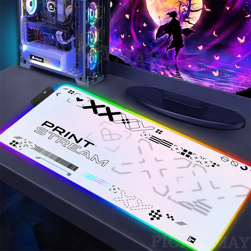 Printstream RGB Mousepad Large Gaming Mousepads Luminous Big Mouse Pads LED Mouse Mat PC Desk Pad Backlit Keyboard Mats
Printstream RGB Mousepad Large Gaming Mousepads Luminous Big Mouse Pads LED Mouse Mat PC Desk Pad Backlit Keyboard Mats