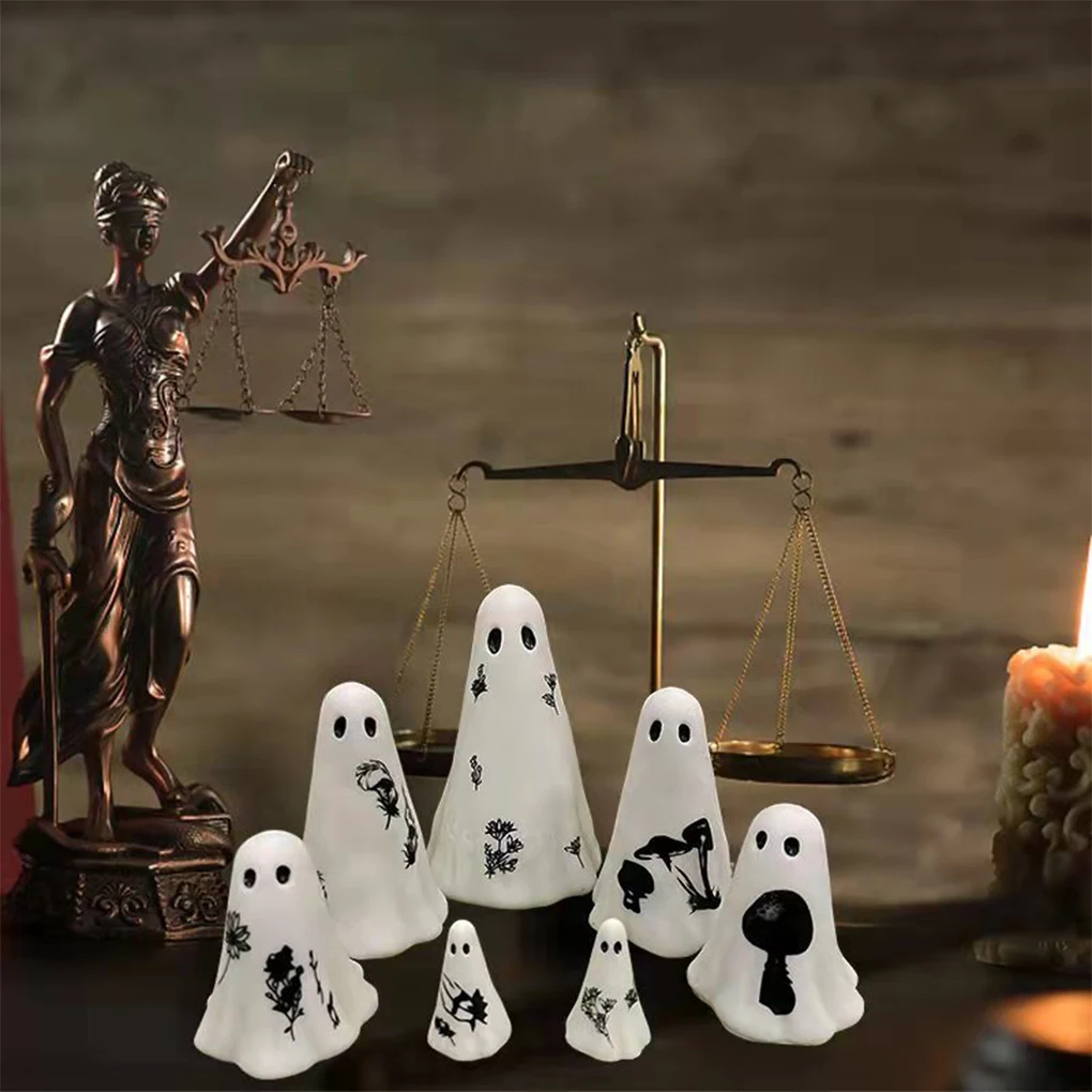 Scary White Sculptures Set Creative Resin Halloween Spooky Decor Handmade Crafts Ghost Statue Tabletop Ornament Home Accessories
Scary White Sculptures Set Creative Resin Halloween Spooky Decor Handmade Crafts Ghost Statue Tabletop Ornament Home Accessories