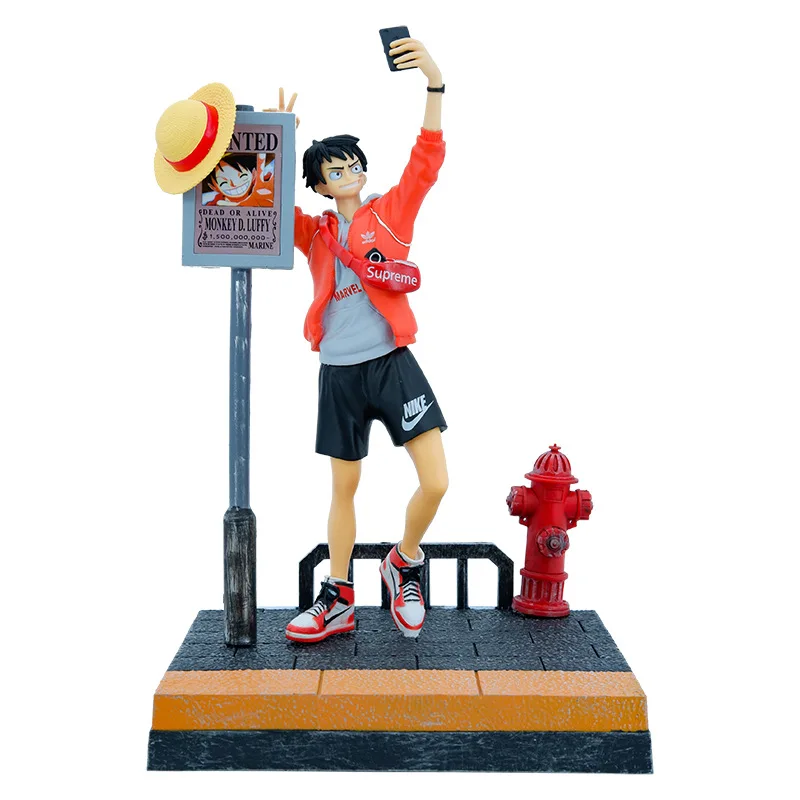 30cm One Piece Street Trend Play Tide Brand Tide Clothes Luffy Zoro Ace Sanji Sabo Action Figures Room Decoration Toy For Gift
30cm One Piece Street Trend Play Tide Brand Tide Clothes Luffy Zoro Ace Sanji Sabo Action Figures Room Decoration Toy For Gift