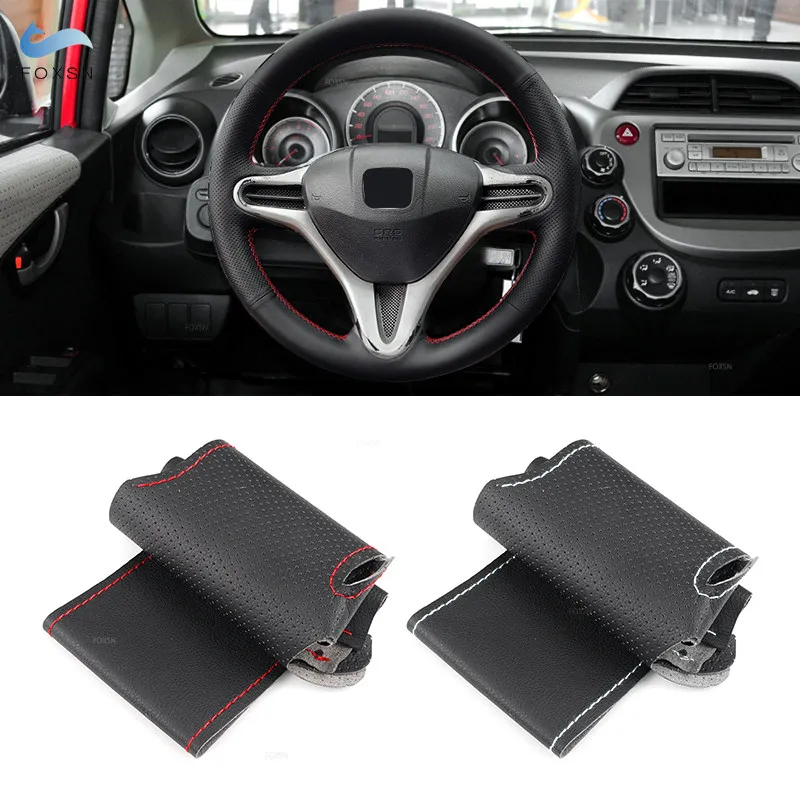Оплетка из перфорированной кожи для руля автомобиля Honda Fit Jazz City 2009 - 2013 дюйма 2010-2014 дюйма
Оплетка из перфорированной кожи для руля автомобиля Honda Fit Jazz City 2009 - 2013 дюйма 2010-2014 дюйма