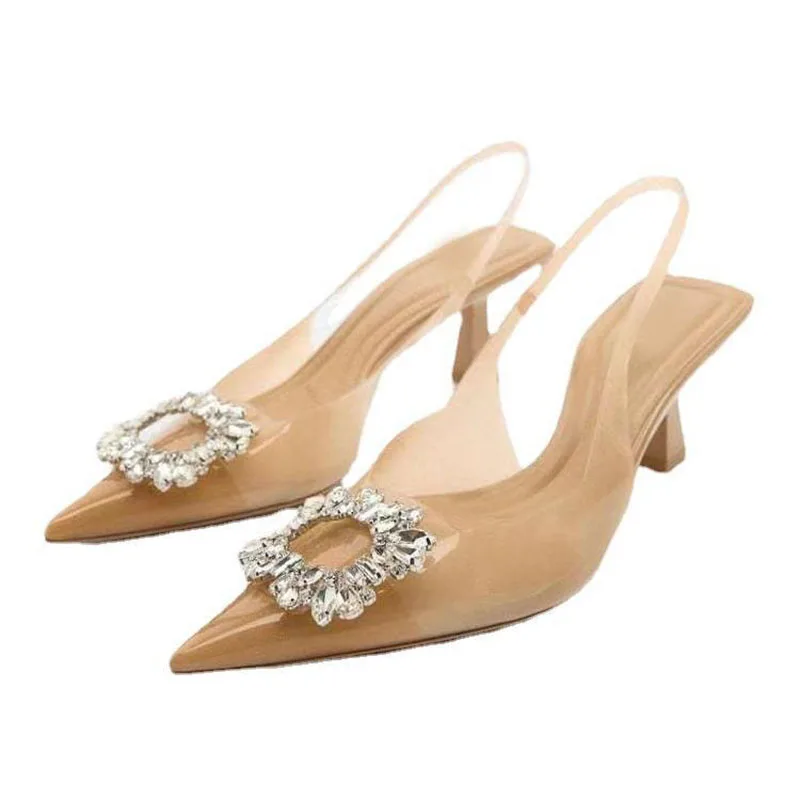 Za Women's Rhinestone Fashion Sexy Flash High Heels Women's Casual Street High Heels Wedding Pointed High Heels
Za Women's Rhinestone Fashion Sexy Flash High Heels Women's Casual Street High Heels Wedding Pointed High Heels