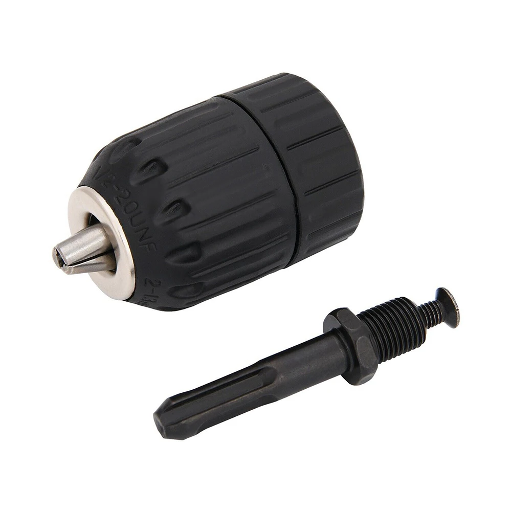 Universal 2-13mm Keyless Drill Chuck SDS Plus Adaptor Cordless Hammer Drill 1/2\" 20UNF For Fast Bit Changes Power Tool Parts
Universal 2-13mm Keyless Drill Chuck SDS Plus Adaptor Cordless Hammer Drill 1/2\" 20UNF For Fast Bit Changes Power Tool Parts