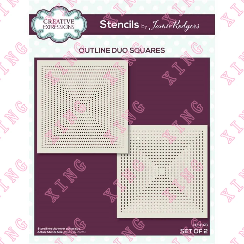 2022 Newest Stencils Squares Set of 2 Diy Layering Stencil Painting Scrapbook Coloring Embossing Album Decorative Craft Template
2022 Newest Stencils Squares Set of 2 Diy Layering Stencil Painting Scrapbook Coloring Embossing Album Decorative Craft Template