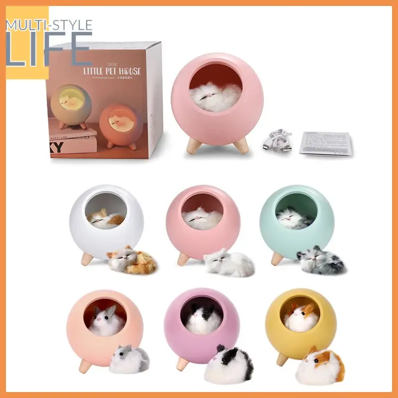 Home Modern Indoor Study Bedside Decoration Creative Gift Lamp USB Cute Cat House Touch Dimming LED Night Light Kid Baby Bedroom
Home Modern Indoor Study Bedside Decoration Creative Gift Lamp USB Cute Cat House Touch Dimming LED Night Light Kid Baby Bedroom