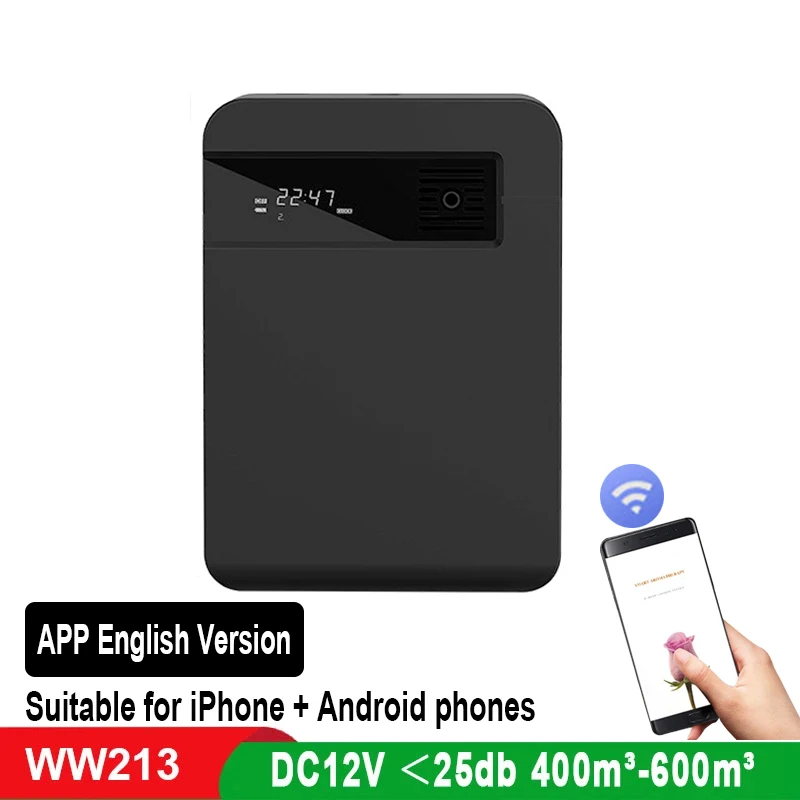 Aroma Diffuser Intelligent WIFI Control Essential Oil Sprayer Large Area Aroma Diffuser Suitable for Hotel Home Office
Aroma Diffuser Intelligent WIFI Control Essential Oil Sprayer Large Area Aroma Diffuser Suitable for Hotel Home Office
