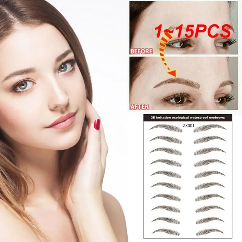 1~15PCS Professional 6D Tattoo Eyebrow Sticker Bionic Waterproof Long Lasting Eyebrow Semi-Permanent Eyes Makeup Cosmetics
1~15PCS Professional 6D Tattoo Eyebrow Sticker Bionic Waterproof Long Lasting Eyebrow Semi-Permanent Eyes Makeup Cosmetics
