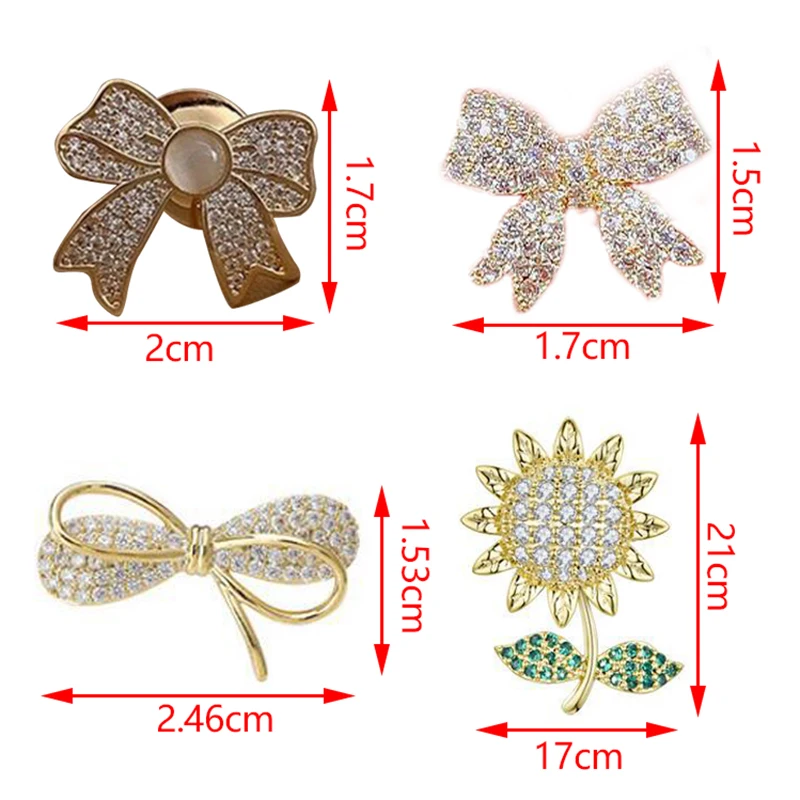 6 Styles Bowknot Fashion Rhinestone Three-dimensional Crystal Brooch Wedding Dress Up Bouquet Creative Corsage Accessories 1PC
6 Styles Bowknot Fashion Rhinestone Three-dimensional Crystal Brooch Wedding Dress Up Bouquet Creative Corsage Accessories 1PC