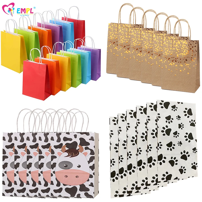 Wholesale Kraft Paper Gift Bag with Handle Solid Color Unicorn Mermaid Dinosaur Birthday Party Decor DIY Treat Candy Dessert Bag
Wholesale Kraft Paper Gift Bag with Handle Solid Color Unicorn Mermaid Dinosaur Birthday Party Decor DIY Treat Candy Dessert Bag