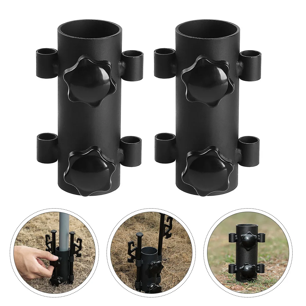 2pcs Metal Tent Rod Support Fixed Tube Backpacking Windproof Awning Rod Holder
2pcs Metal Tent Rod Support Fixed Tube Backpacking Windproof Awning Rod Holder