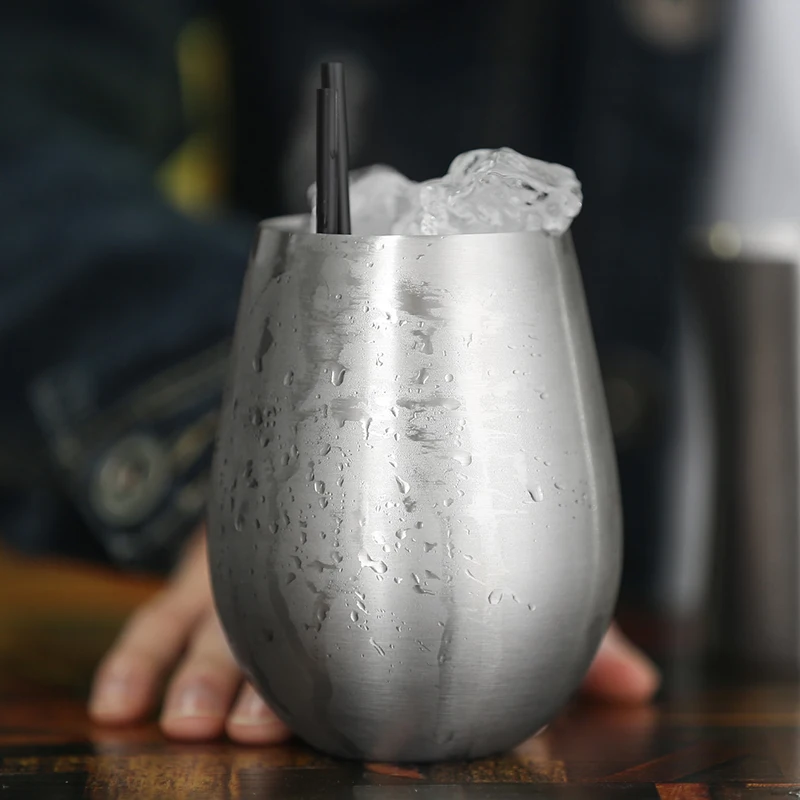 2Pcs Stainless Steel Cup Beer Mug Wine Tumbler Large Beer Cups Cocktail Wine Glasses Egg Shaped Big Cool Metal Outdoor Drinkware
2Pcs Stainless Steel Cup Beer Mug Wine Tumbler Large Beer Cups Cocktail Wine Glasses Egg Shaped Big Cool Metal Outdoor Drinkware