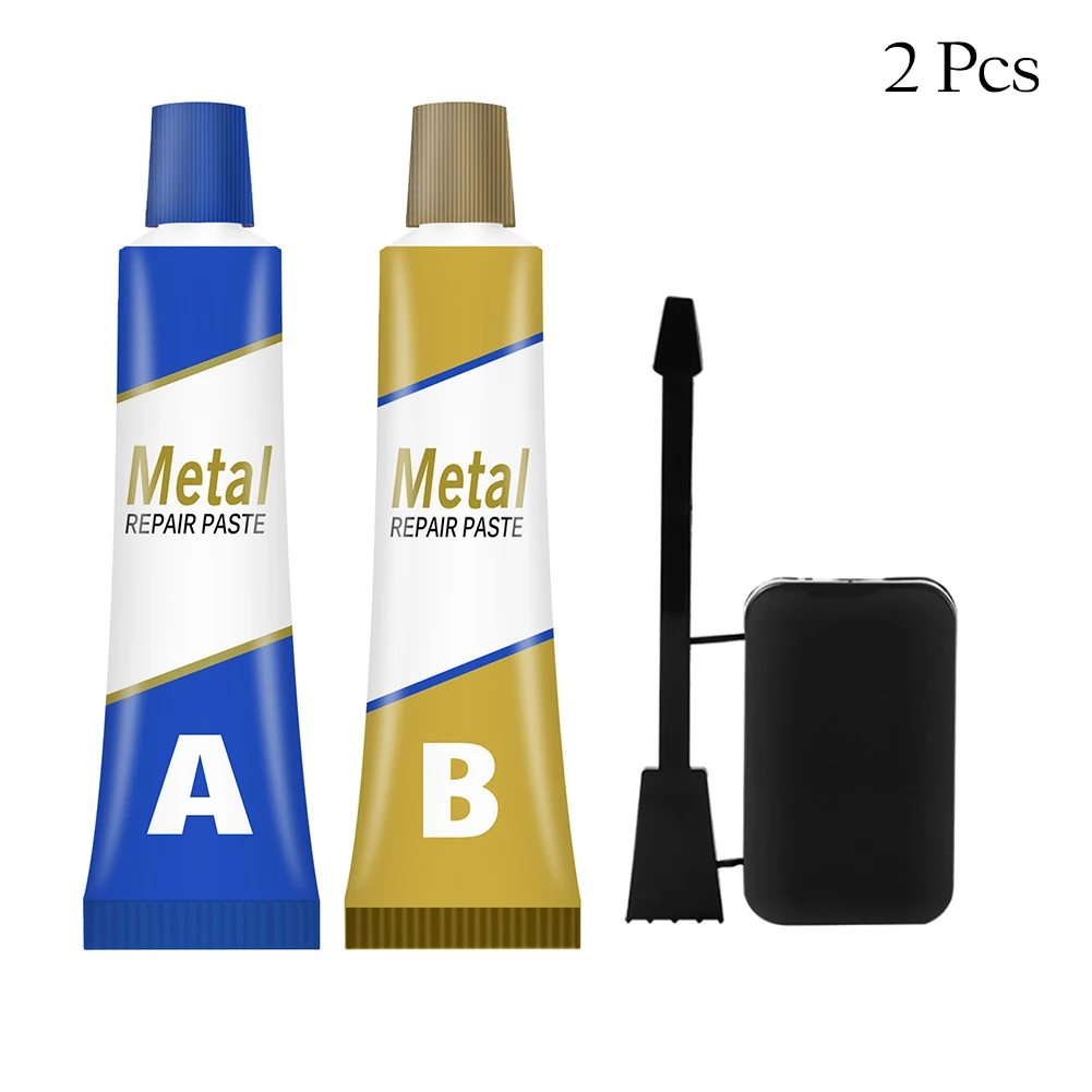 2 Pcs Epoxy Resins Waterproof Welding Glue Metal Stainless Steel Repair Glue A+B Casting Glue 20/50/80/100g Metal Adhesives
2 Pcs Epoxy Resins Waterproof Welding Glue Metal Stainless Steel Repair Glue A+B Casting Glue 20/50/80/100g Metal Adhesives