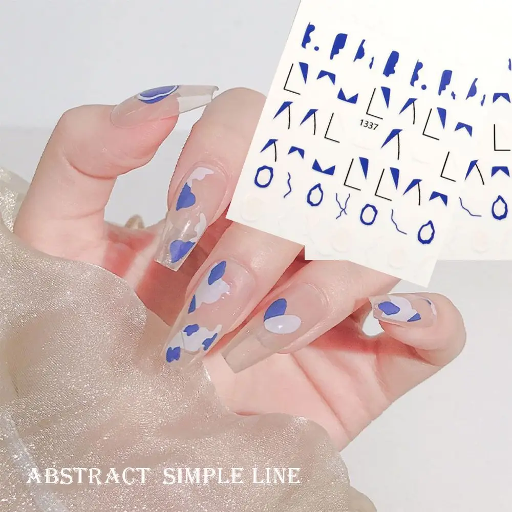 New Adhesive Sliders Decals Cow Color Colorful Abstract 3D Simple Line Nails Sticker
New Adhesive Sliders Decals Cow Color Colorful Abstract 3D Simple Line Nails Sticker