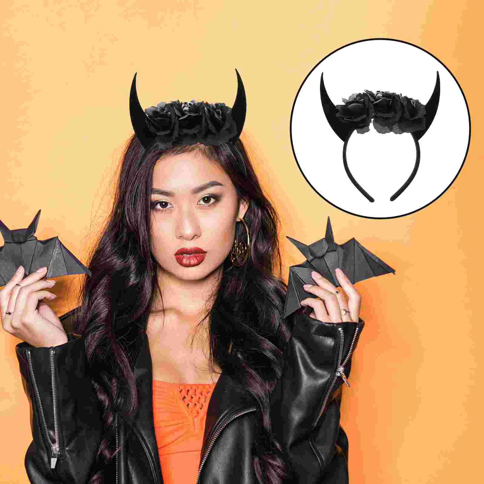 Animal Halloween Ox Horn Headband Party Floral Decorations Rose Hair Hoops Cloth Flowers Resin Ghost Child Costume
Animal Halloween Ox Horn Headband Party Floral Decorations Rose Hair Hoops Cloth Flowers Resin Ghost Child Costume