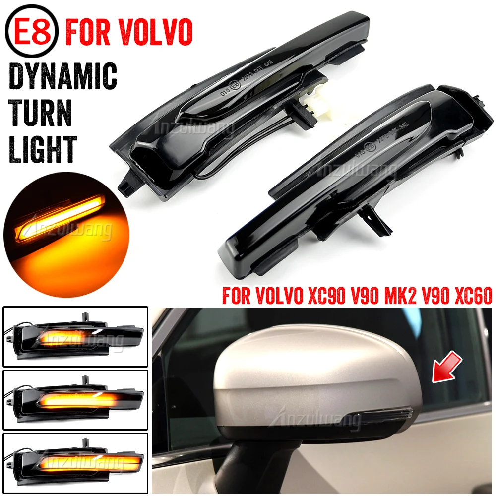 Pair Led Side Wing Rear View Door Mirrors Repeater Dynamic Turn Signal Light Indicator Blinker For 16-21 Volvo XC90 XC60 V90 S90
Pair Led Side Wing Rear View Door Mirrors Repeater Dynamic Turn Signal Light Indicator Blinker For 16-21 Volvo XC90 XC60 V90 S90