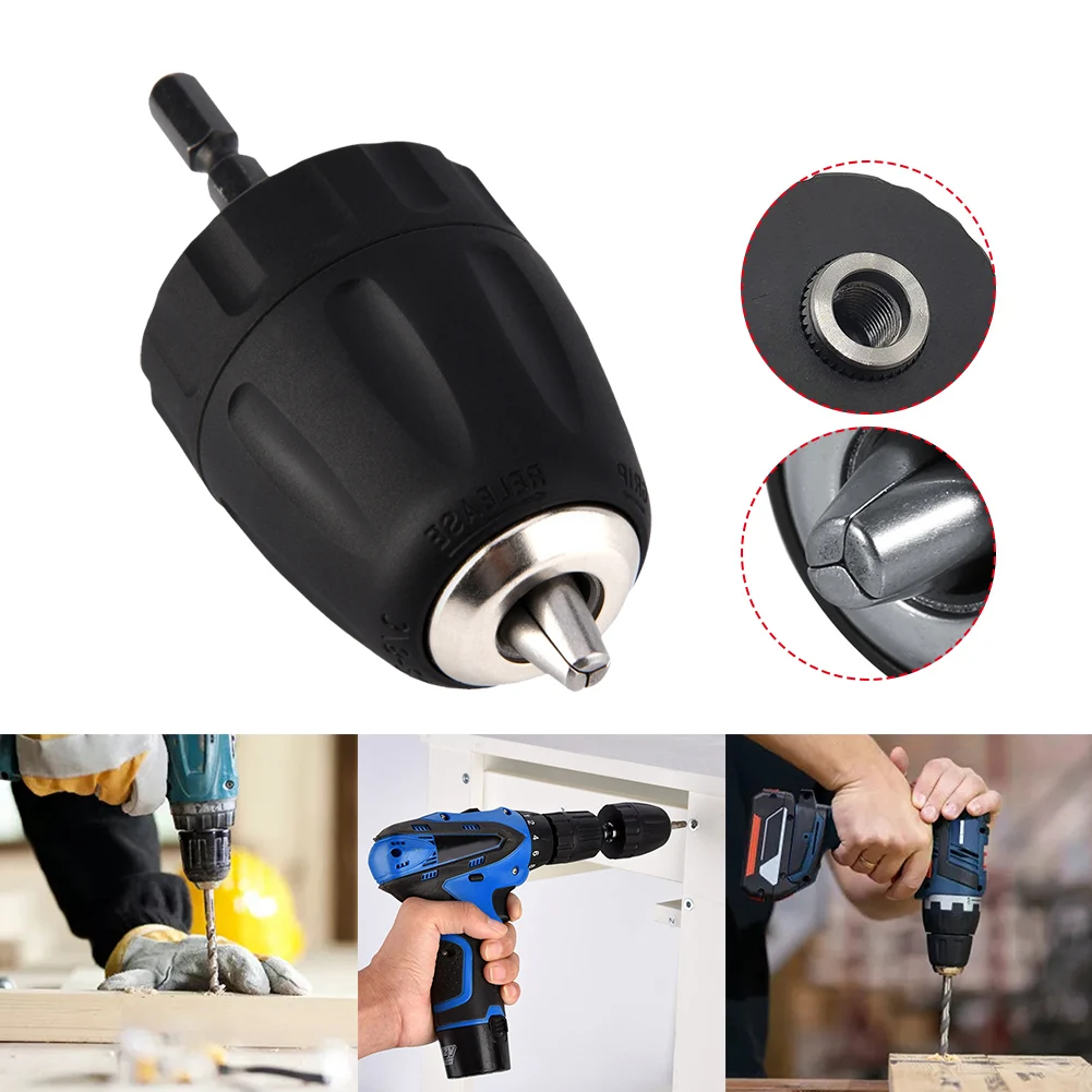 0.8-10mm Keyless Drill Chuck Conversion Tool Keyless Design Adapter With Hex Shank 1/4 Inch Hex Shank Quick
0.8-10mm Keyless Drill Chuck Conversion Tool Keyless Design Adapter With Hex Shank 1/4 Inch Hex Shank Quick