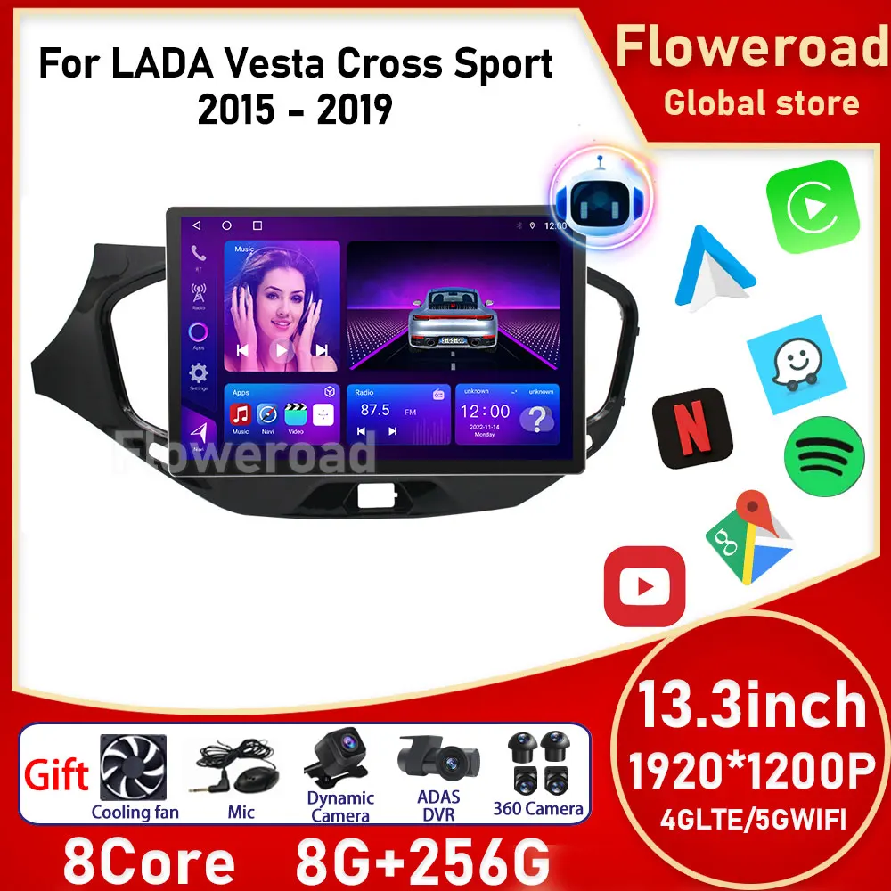 Android Auto For LADA Vesta Cross Sport 2015 - 2019 Car Radio Multimedia Player Stereo Navigation GPS Carplay Screen DVD Monitor
Android Auto For LADA Vesta Cross Sport 2015 - 2019 Car Radio Multimedia Player Stereo Navigation GPS Carplay Screen DVD Monitor
