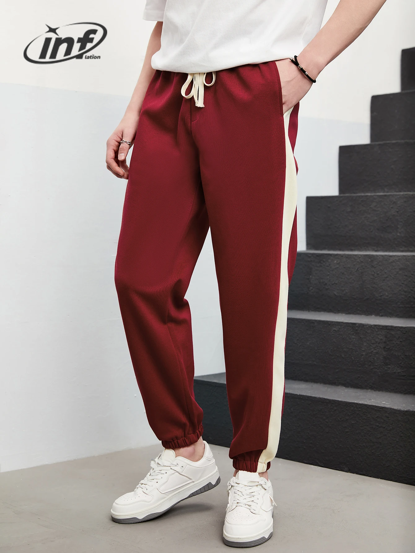 INFLATION Colourblock Jogger Pants Men Casual Track Pants Unisex Elastic Waist Lounge Trousers
INFLATION Colourblock Jogger Pants Men Casual Track Pants Unisex Elastic Waist Lounge Trousers