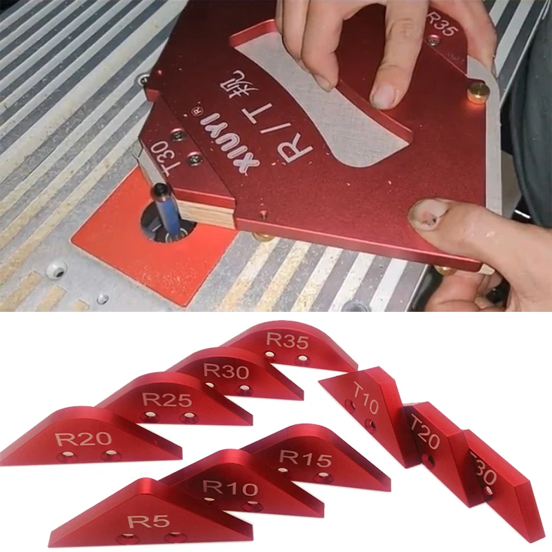 Трафаретный фрезерный станок, шаблон для радиуса станка, R-образный стол для деревообработки, закругленный угловой кондуктор, набор инструментов, шаблон профиля 
Трафаретный фрезерный станок, шаблон для радиуса станка, R-образный стол для деревообработки, закругленный угловой кондуктор, набор инструментов, шаблон профиля