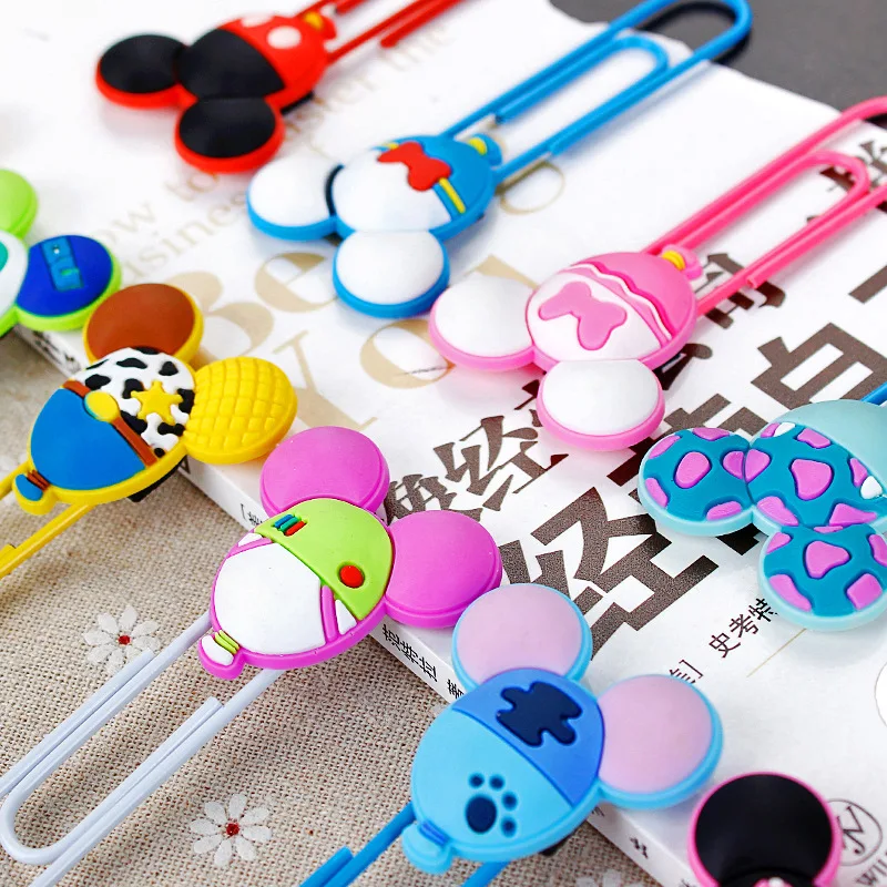 10PCS Disney Mickey Head Cartoon Paperclip Bookmark Cute Paging Color Paperclip Stationery Office Supplies Large Paperclip
10PCS Disney Mickey Head Cartoon Paperclip Bookmark Cute Paging Color Paperclip Stationery Office Supplies Large Paperclip