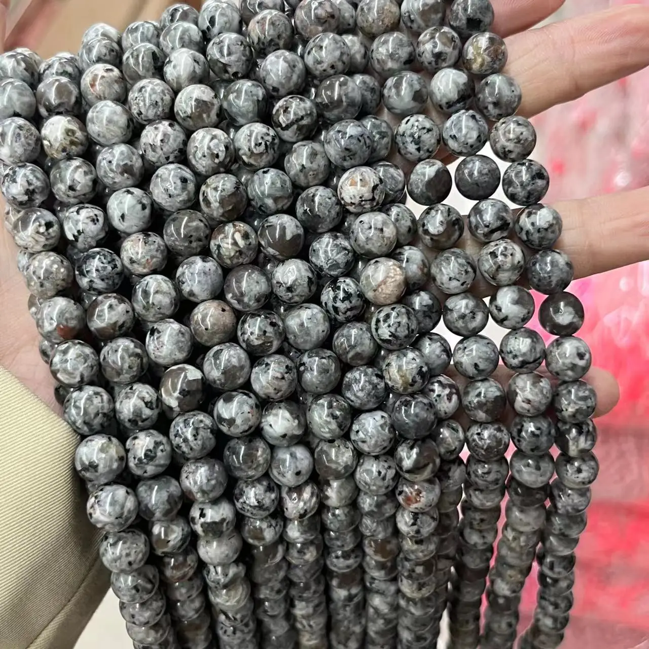 Natural Flame Stone Beads Round Loose Spacer Gemstone Beads For Jewelry Making DIY Bracelet Necklace Accessories 6/8/10MM
Natural Flame Stone Beads Round Loose Spacer Gemstone Beads For Jewelry Making DIY Bracelet Necklace Accessories 6/8/10MM