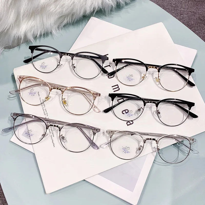 Round Metal Frame Anti Blue Light Glasses Non Degree Glasses Frame Flat Lens Women Universal Full Frame Anti Blue Light Glasses
Round Metal Frame Anti Blue Light Glasses Non Degree Glasses Frame Flat Lens Women Universal Full Frame Anti Blue Light Glasses